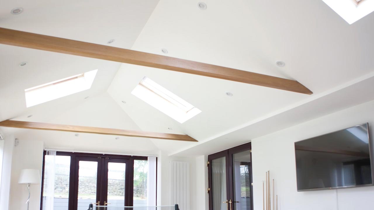 Interior View of Guardian Sun Room Featuring a Replacement Conservatory Roof